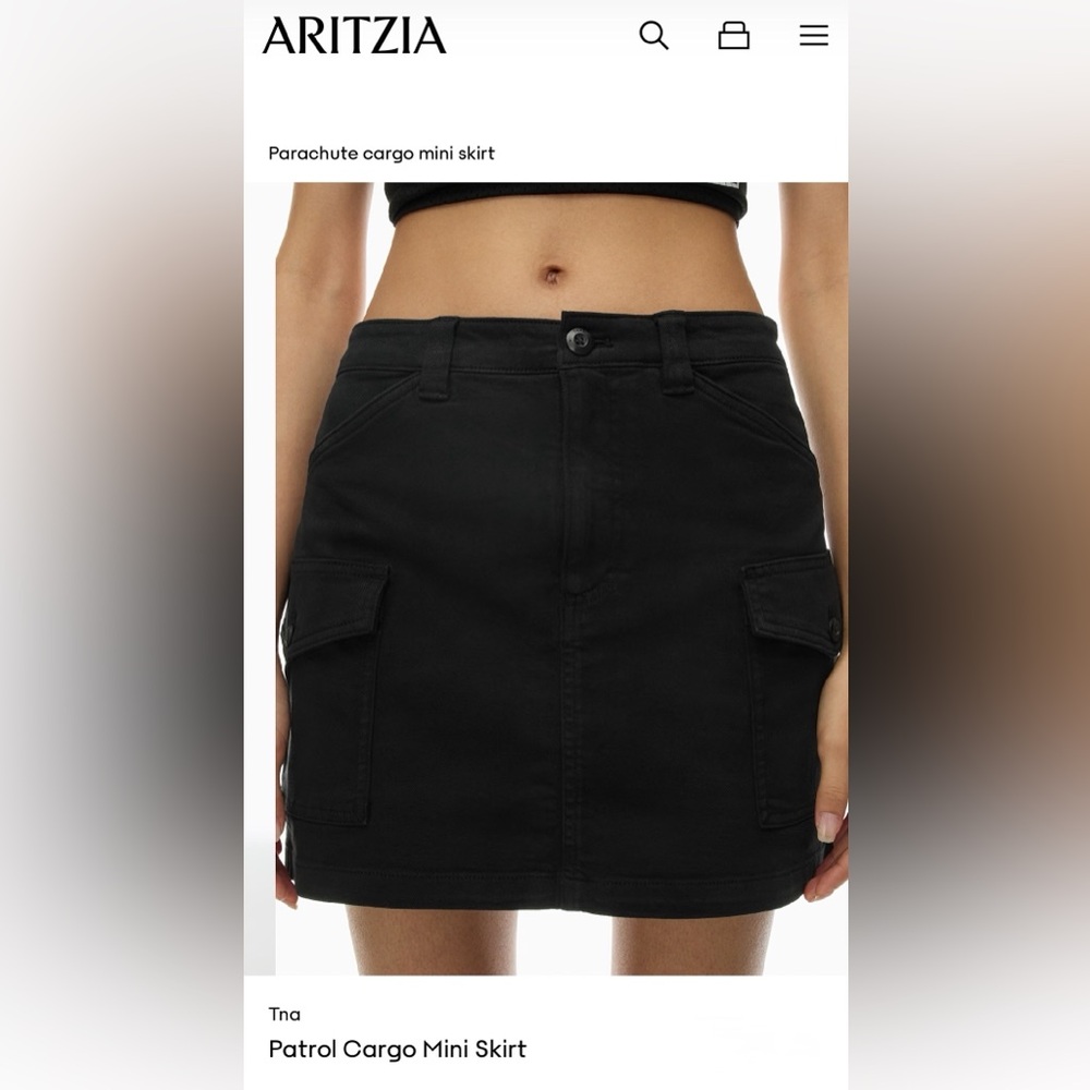 TNA Patrol Cargo Mini Skirt